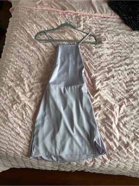 Nasty Gal Lilac Halter Slip Dress